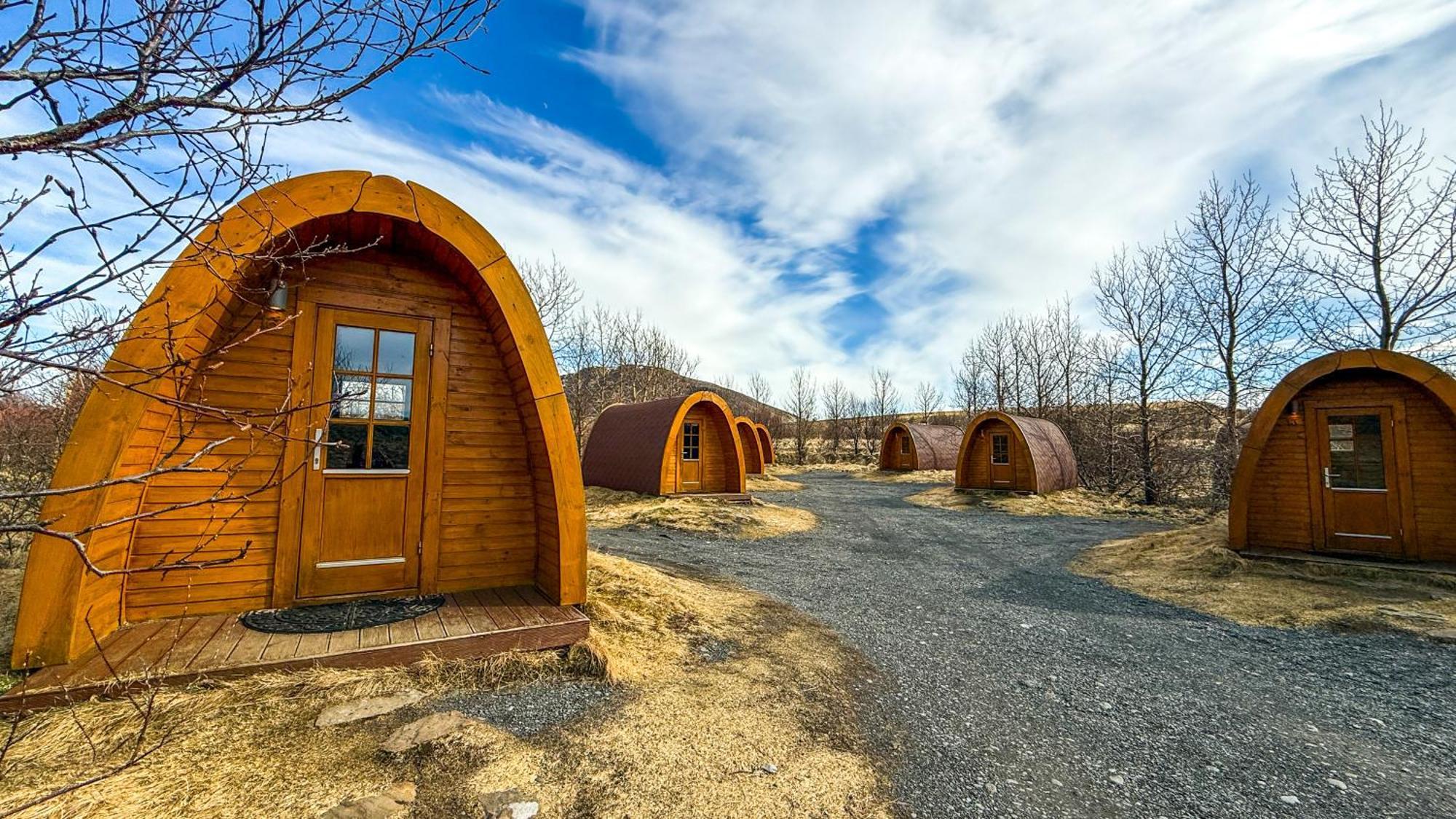 Fossatun Camping Pods & Cottages - Sleeping Bag Accommodation Eksteriør bilde